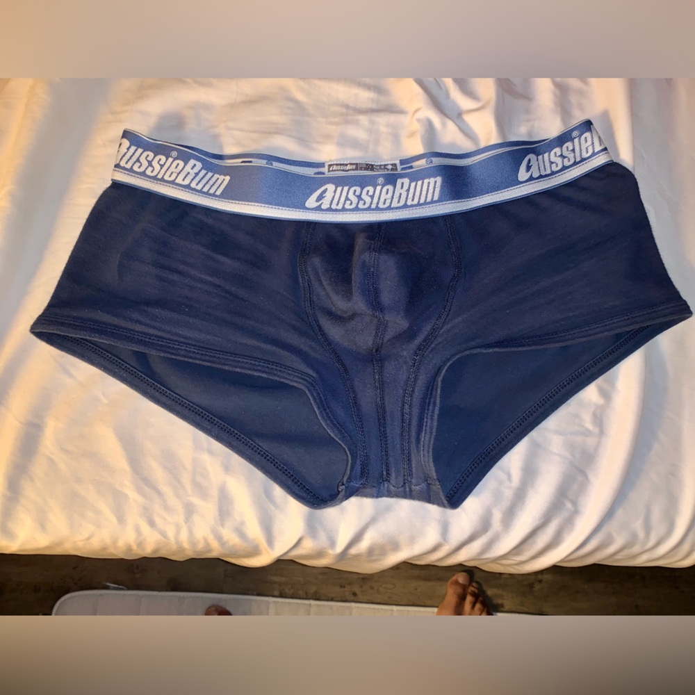Preworn aussiebum boxer briefs in excellent condition.